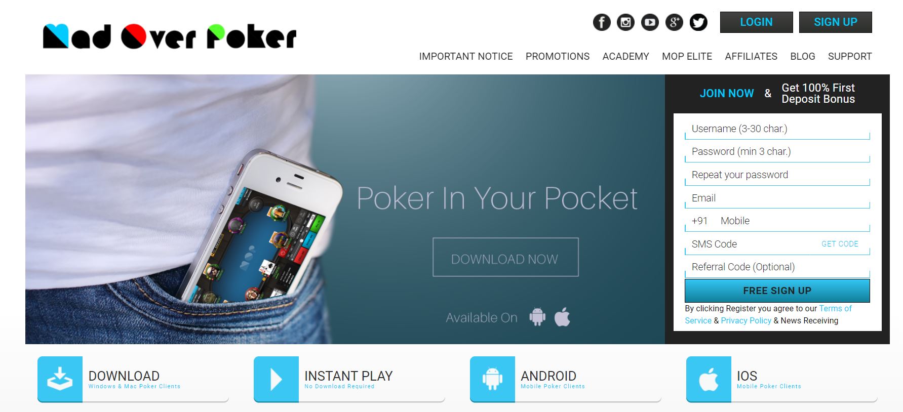 Poker Sites in India