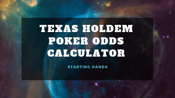 Texas Holdem Hand Odds Chart