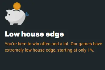 Crypto Games - Extremely Low House Edge