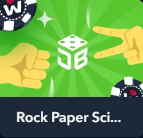 Just.Bet Casino - Rock, Paper, Scissors